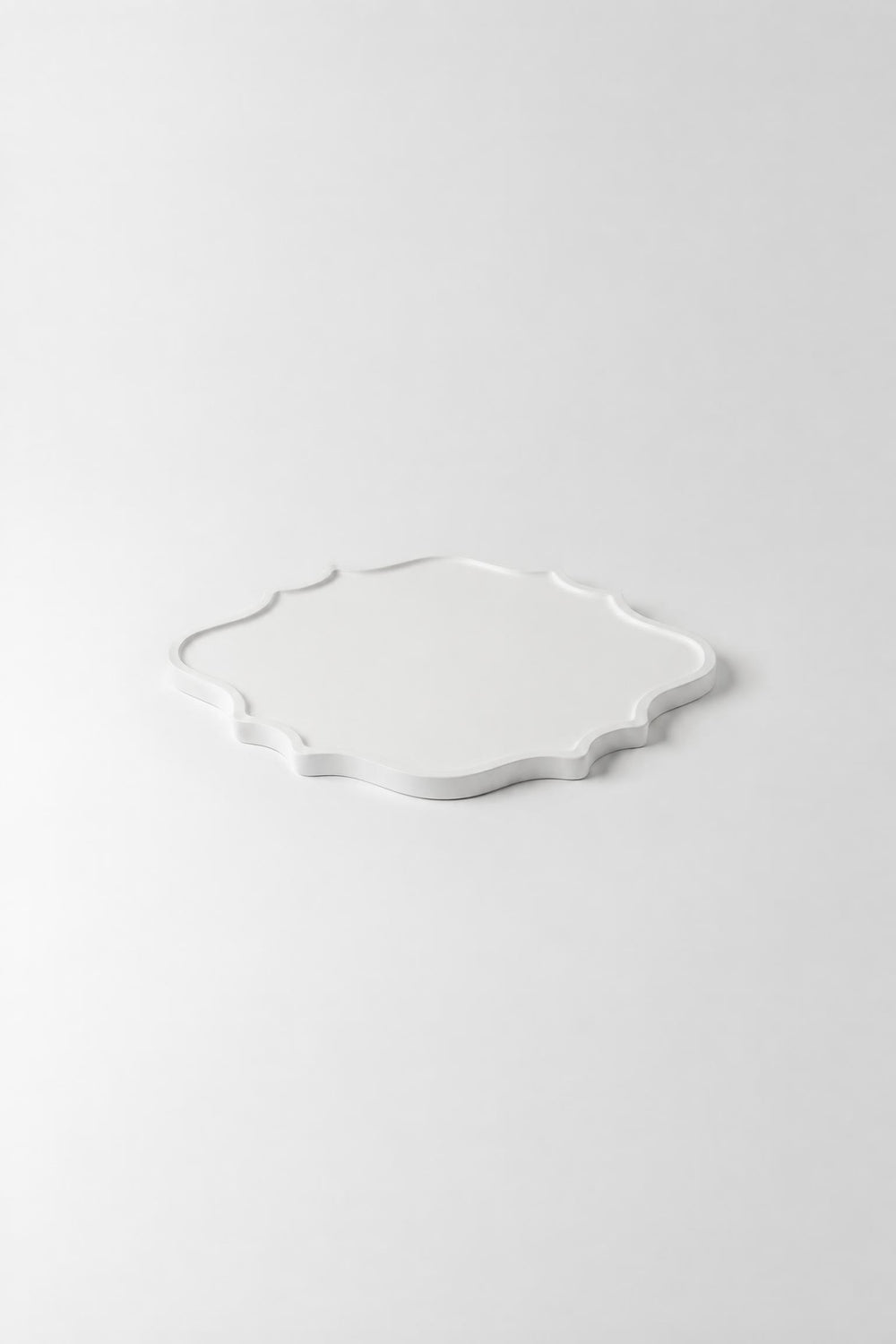 Vassoio Outline in legno Bianco 40 x 33 cm