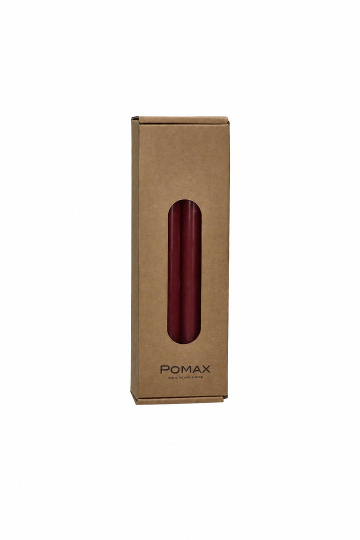 Set di 8 candele in cera di paraffina Bordeaux Ø 2,2 x H 25 cm