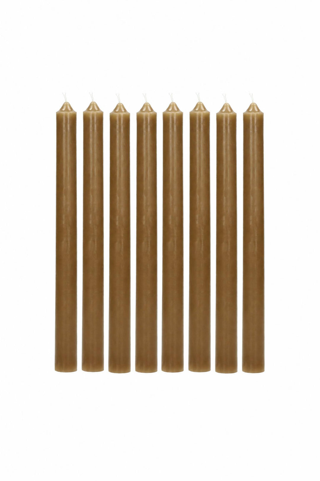 Set di 8 candele in cera di paraffina Mostarda Ø 2,2 x H 25 cm
