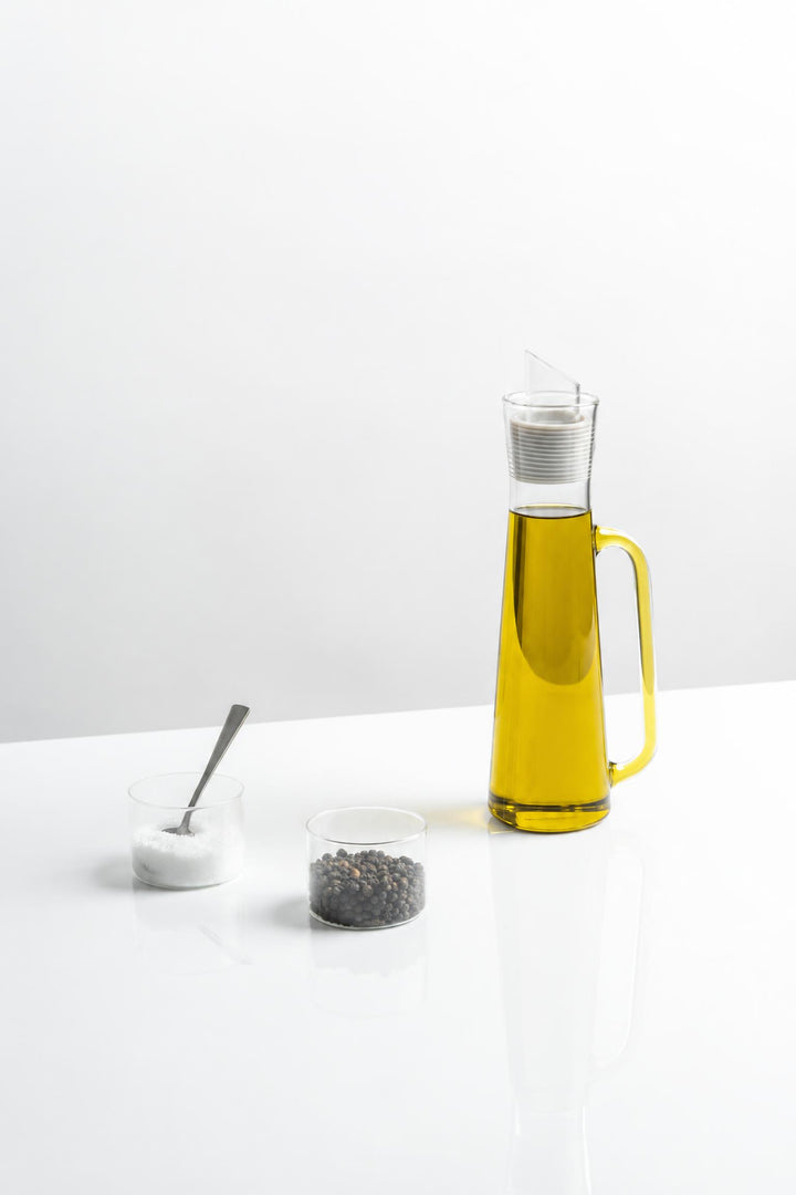 Oliera The Salad Family in vetro borosilicato e silicone