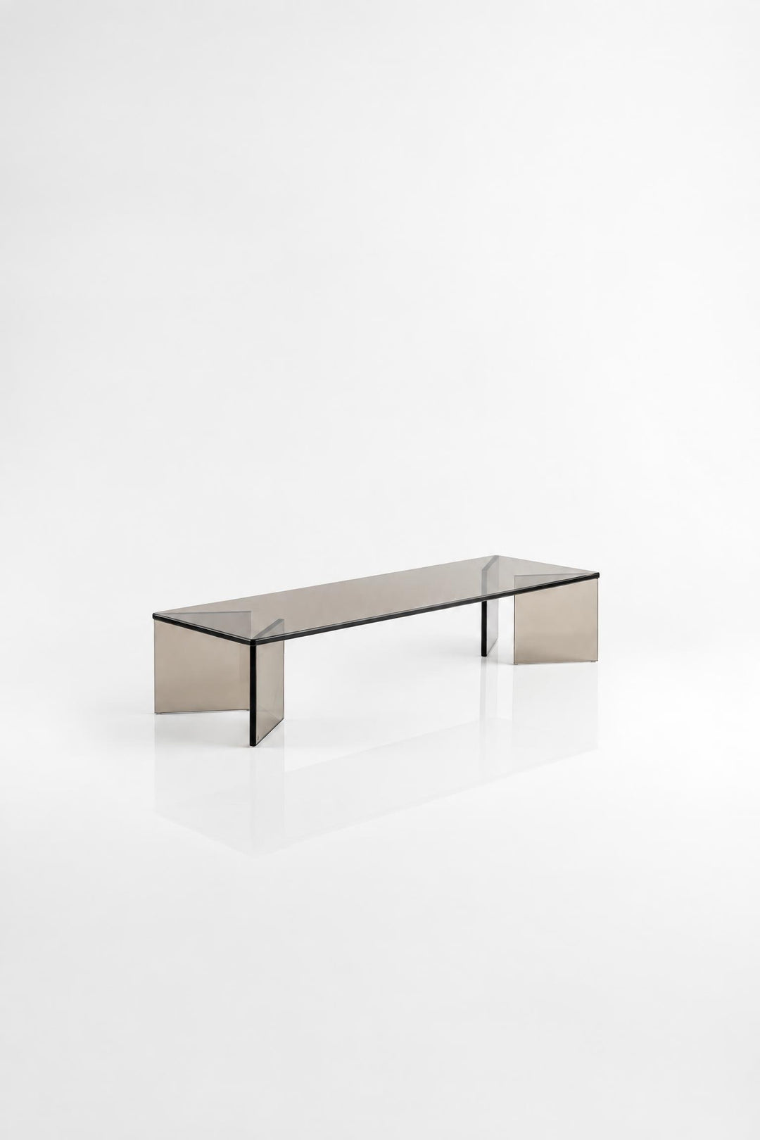 Centrotavola gastronomico Glass in vetro bronzo