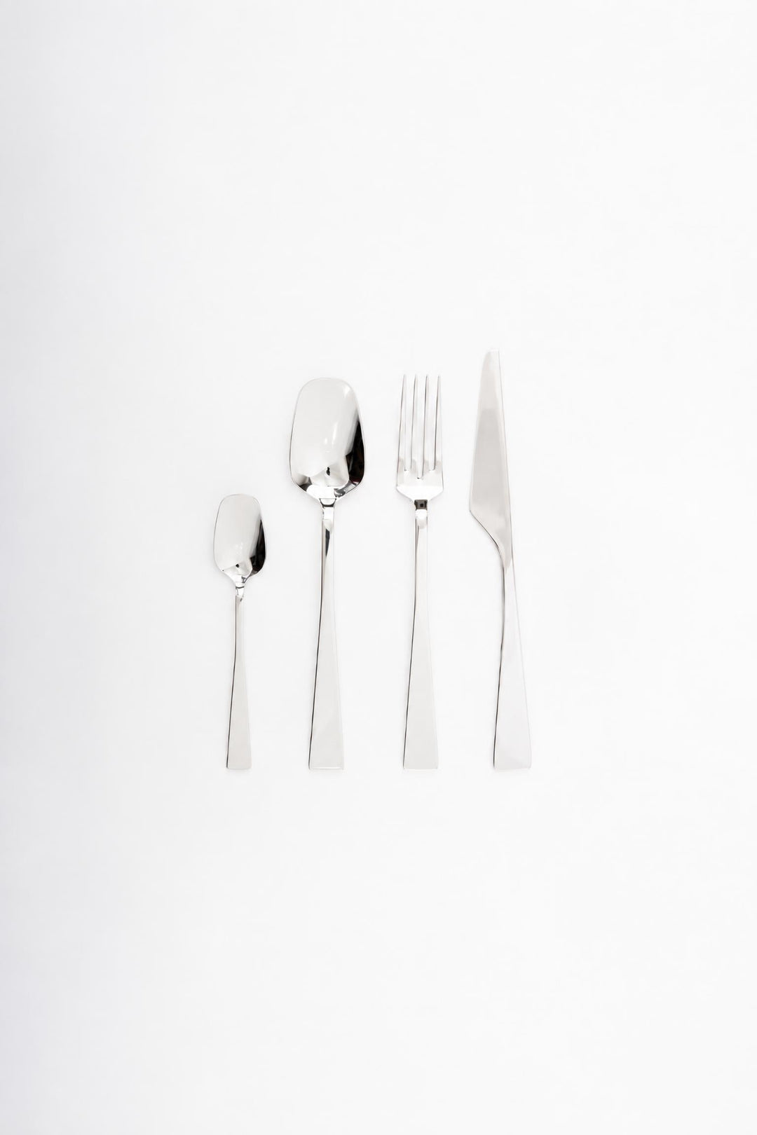 Set di posate 4 pezzi Zest in acciaio Lucido