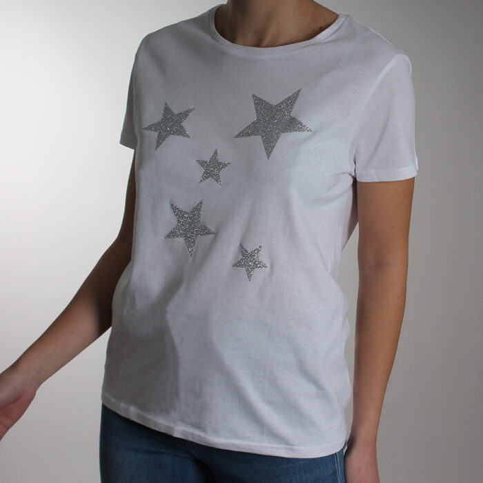 T-shirt Stelle Glitter - immagine 4