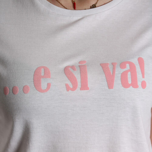 T-shirt velluto e si va...
