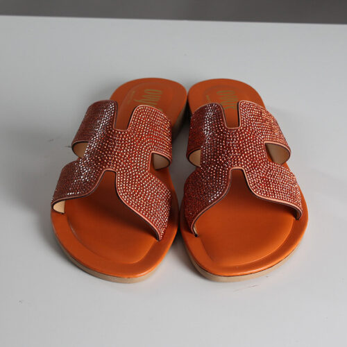 Ciabattina Vitto Glitter Arancio