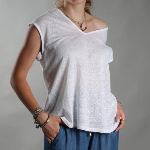 T-shirt in Lino