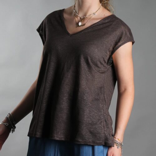 T-shirt in Lino